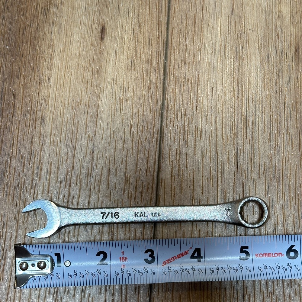 KAL Tools 7/16'' Combination Wrench USA 12pt
