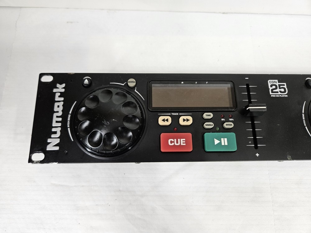 Numark CDN25 Professional Dual CD Player W/ Controller *UNTESTED* No Power Cord