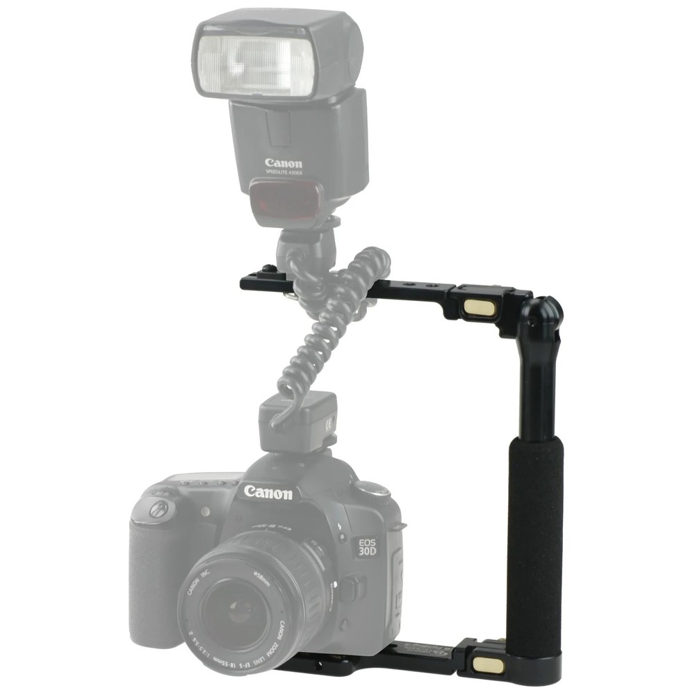 Custom Brackets CB Folding-S Off Camera Flash Bracket - MINT - Made in USA