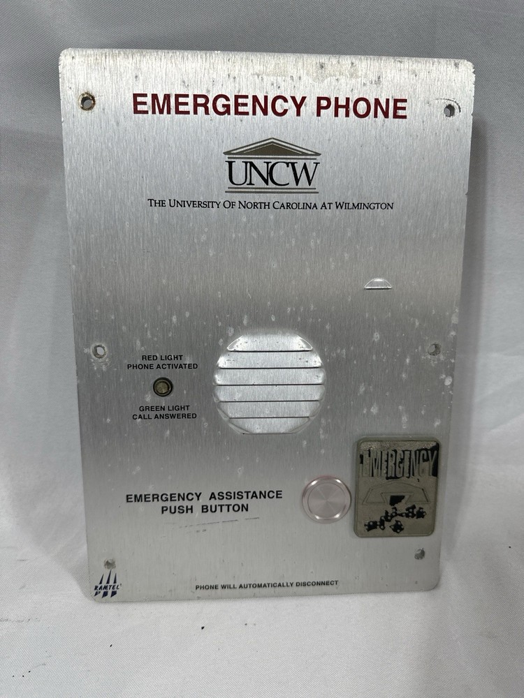 Ramtel 733 Emergency Phone Call Box Panel Wall Mount Security ADA Push Button