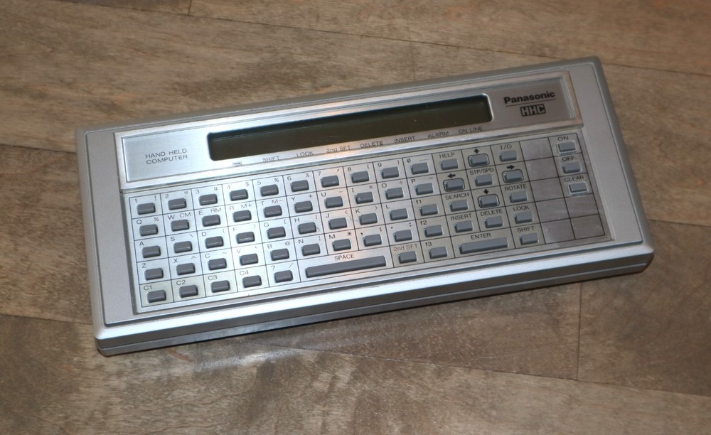 Panasonic HHC w/ Printer - Vintage Electronic Handheld Computer - Untested