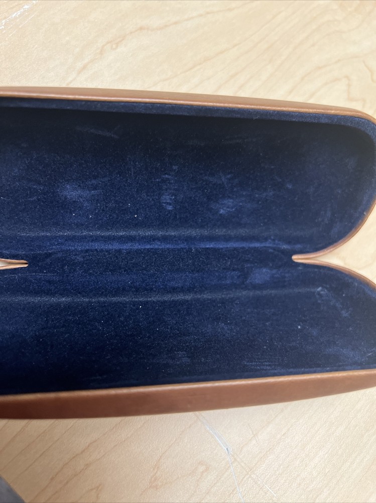 Gant Brown Clamshell Glasses Case