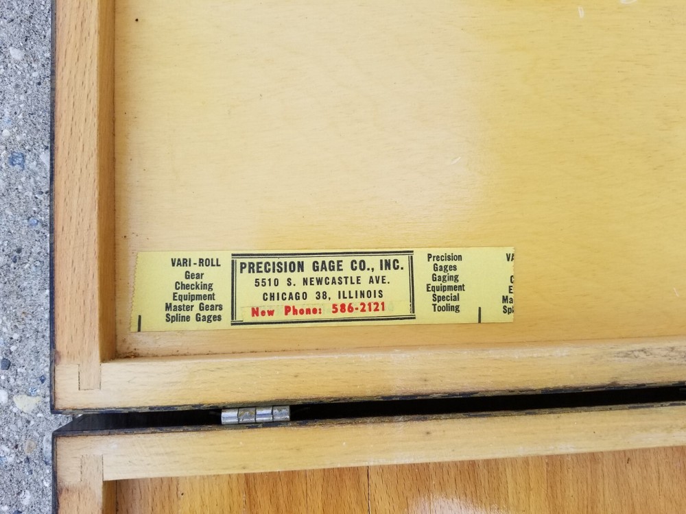 PRECISION GAGE. Co. PRECISION END MEASURING RODS