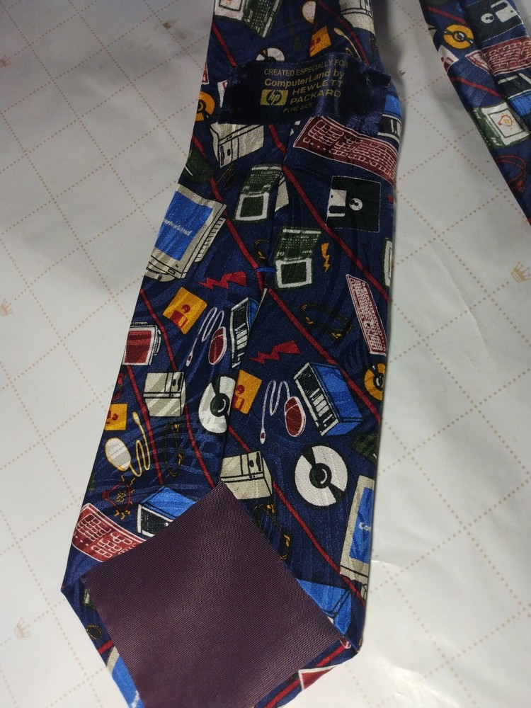 Hewlett Packard ComputerLand Necktie W: 3.75 L: 58