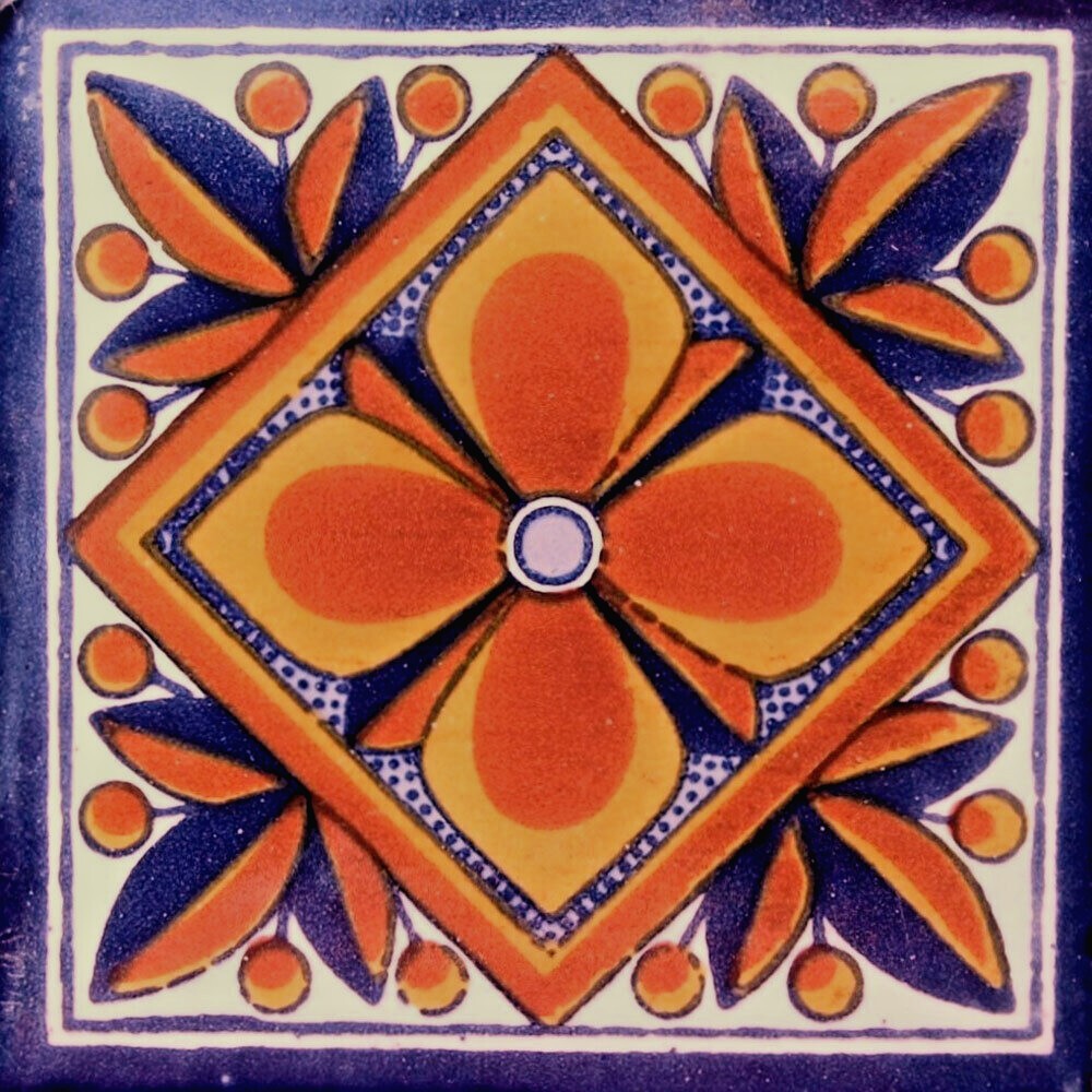 #C001 MEXICAN CERAMIC HANDMADE TALAVERA TILE SETS