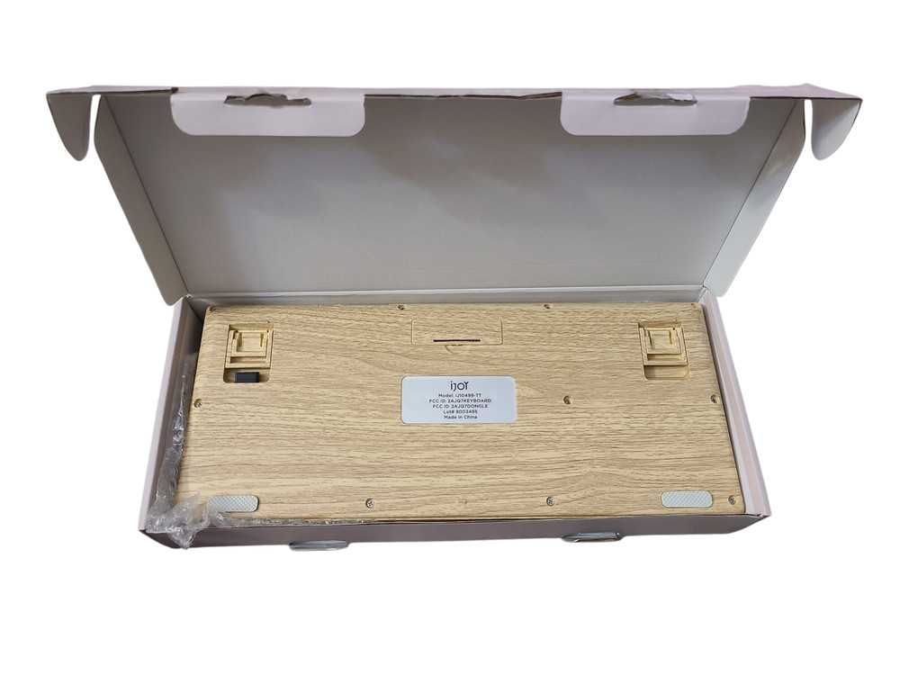 iJoy - Wireless Wooden Keyboard