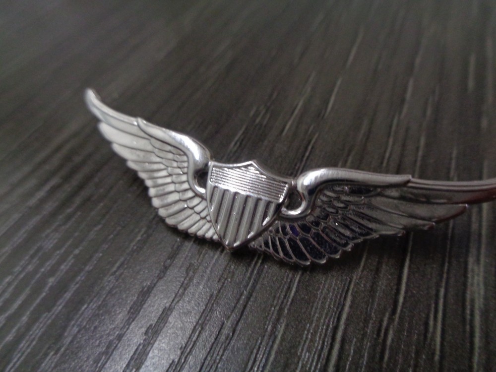 US Army Aviator Basic Badge, Full-Size, BRITE (each) NWOT