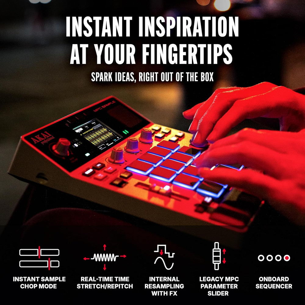 Akai Professional MPC Sample Standalone Portable Sampler, Sequencer and Effects