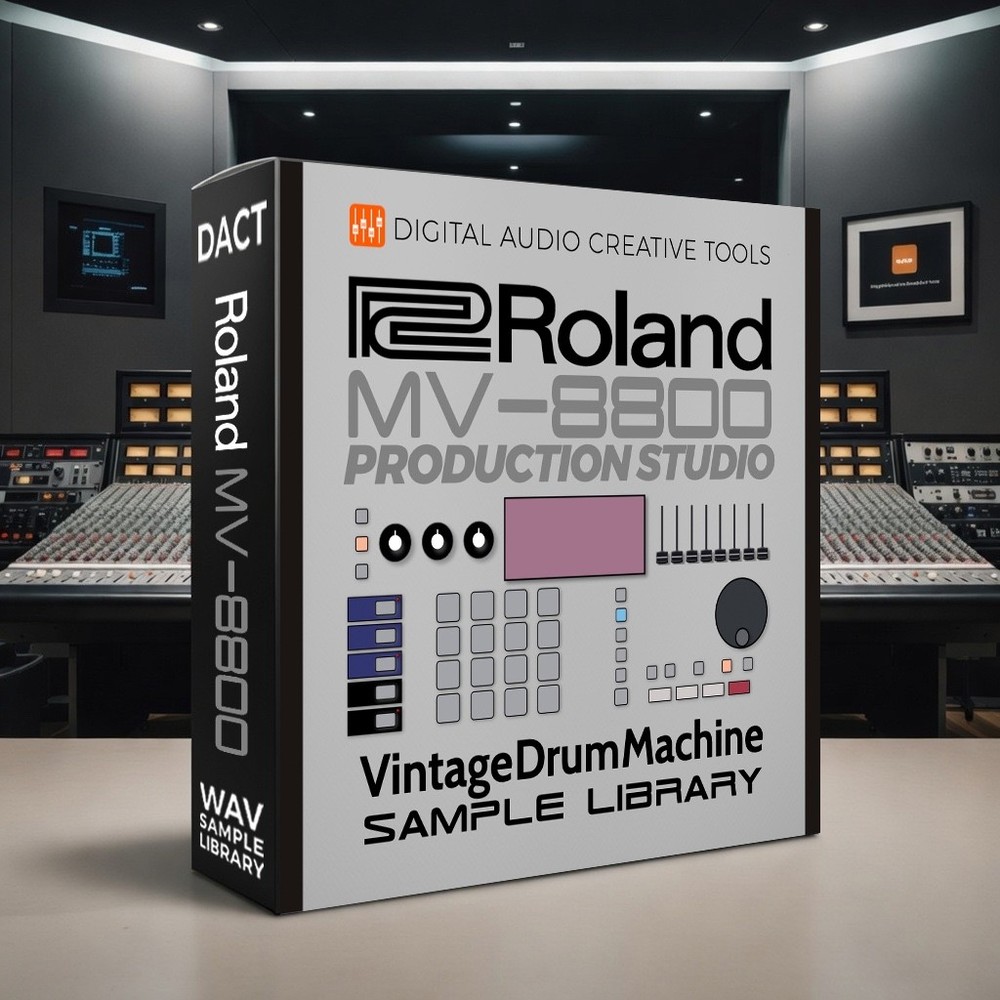 Roland MV-8800 Drum Machine Sample Library