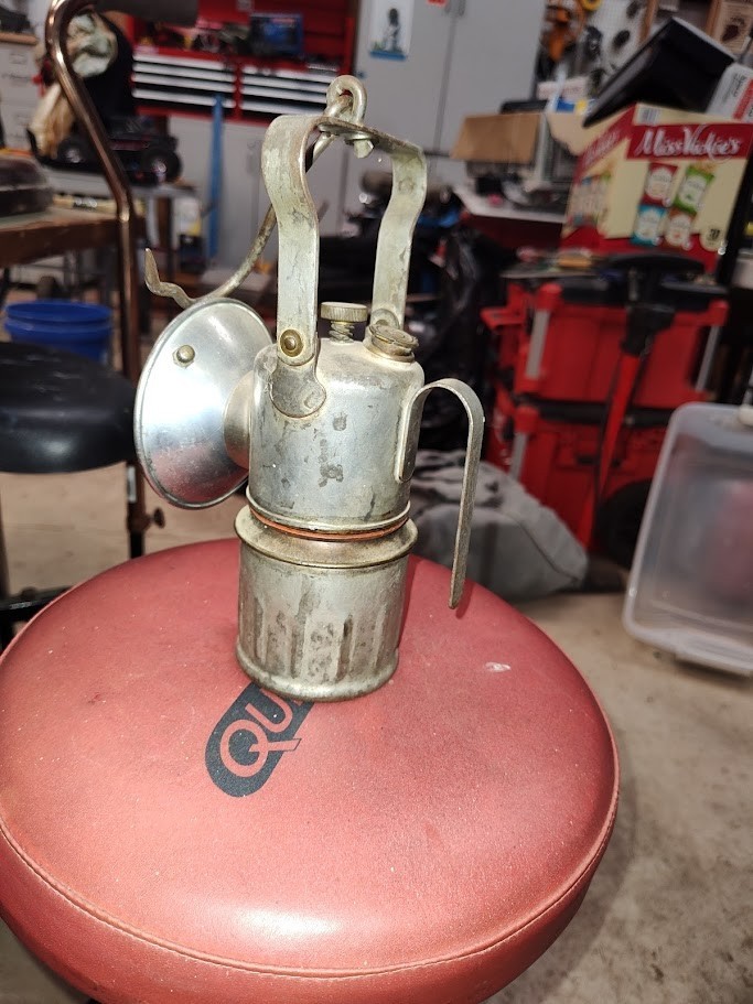 Antique Miners Carbide Lantern Unknown Maker