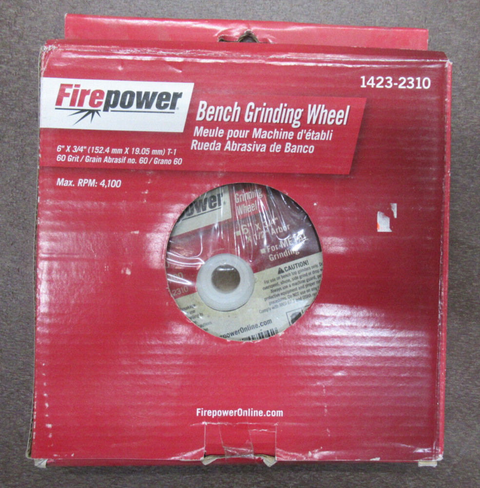 FIREPOWER 1423-2310 6" BENCH GRINDING WHEEL
