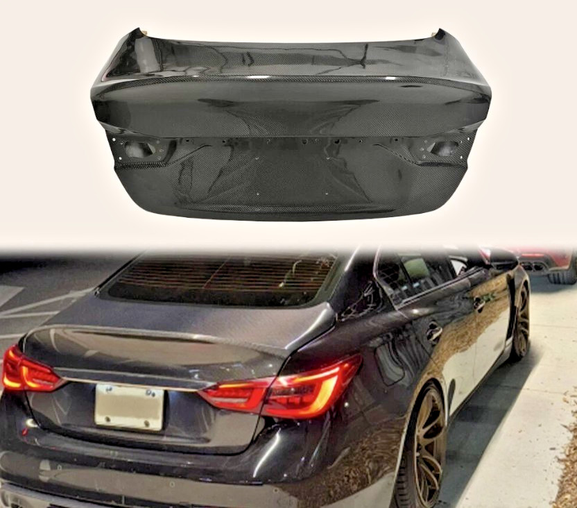 Carbon Fiber trunk CLS style for 2018-2024 Infiniti Q50 sedan 4 door