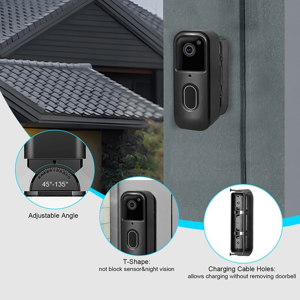 Adjustable Angle Doorbell Mount for Blink 2nd Gen with Easy Installation Kit