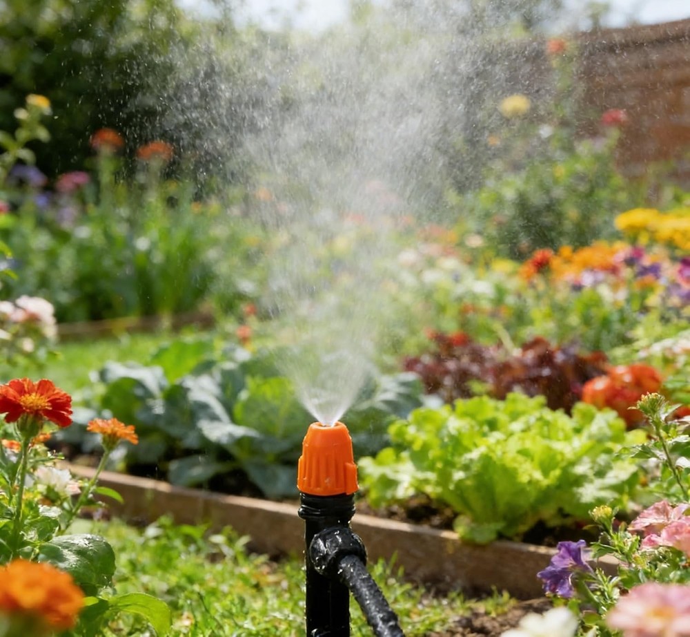 Adjustable Drip Irrigation Spray Emitters: Mist Stream Drip Emitter with Lock Ba