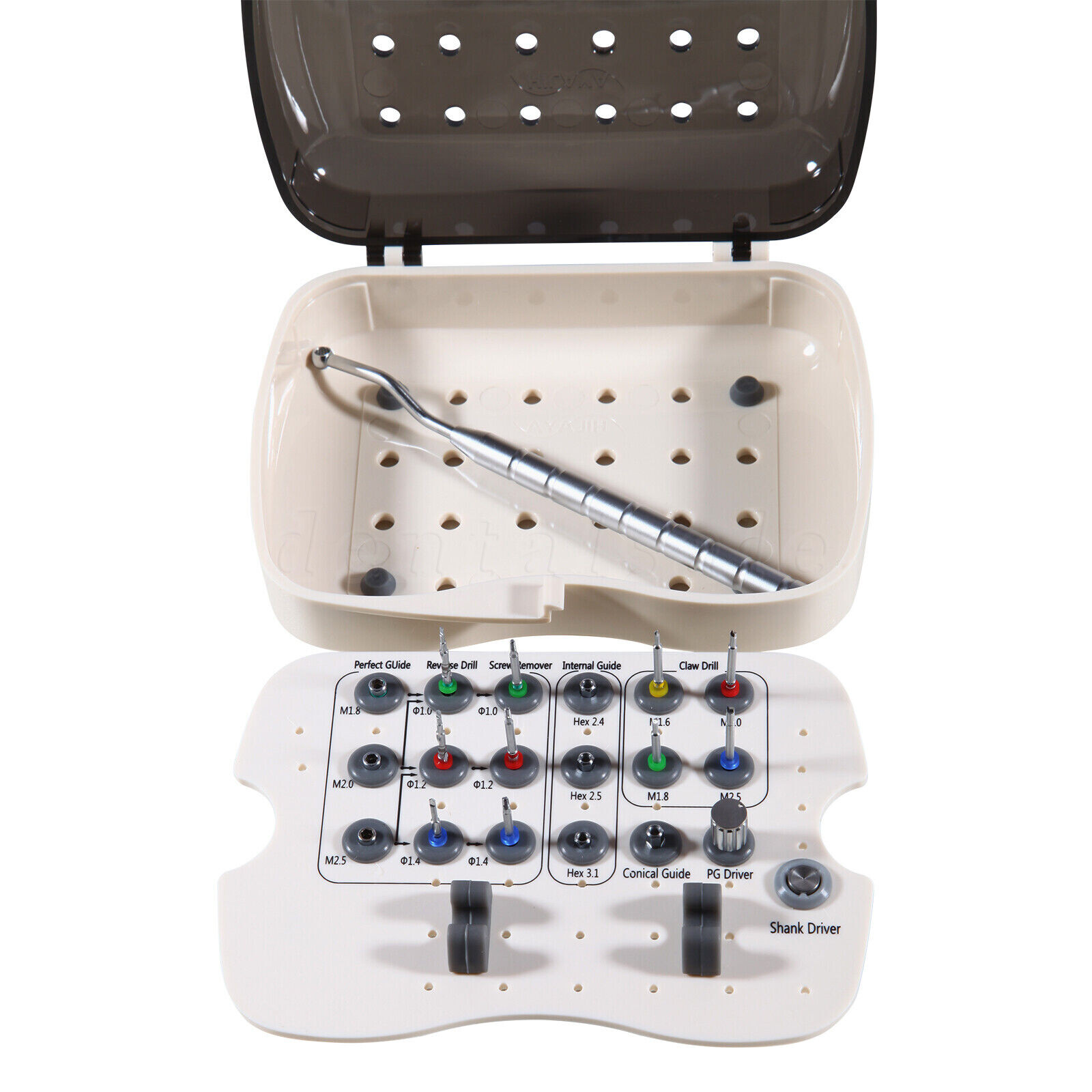 Dental Implant Fixture & Broken Screw Removal Kit Remove Surgical Tool Remover