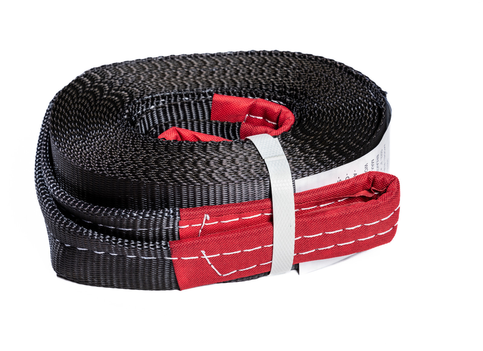 Pair (2) - Tow Strap 30ft 3" Recovery Rescue 6.5T 14000 LB Winch Heavy Duty 3x30