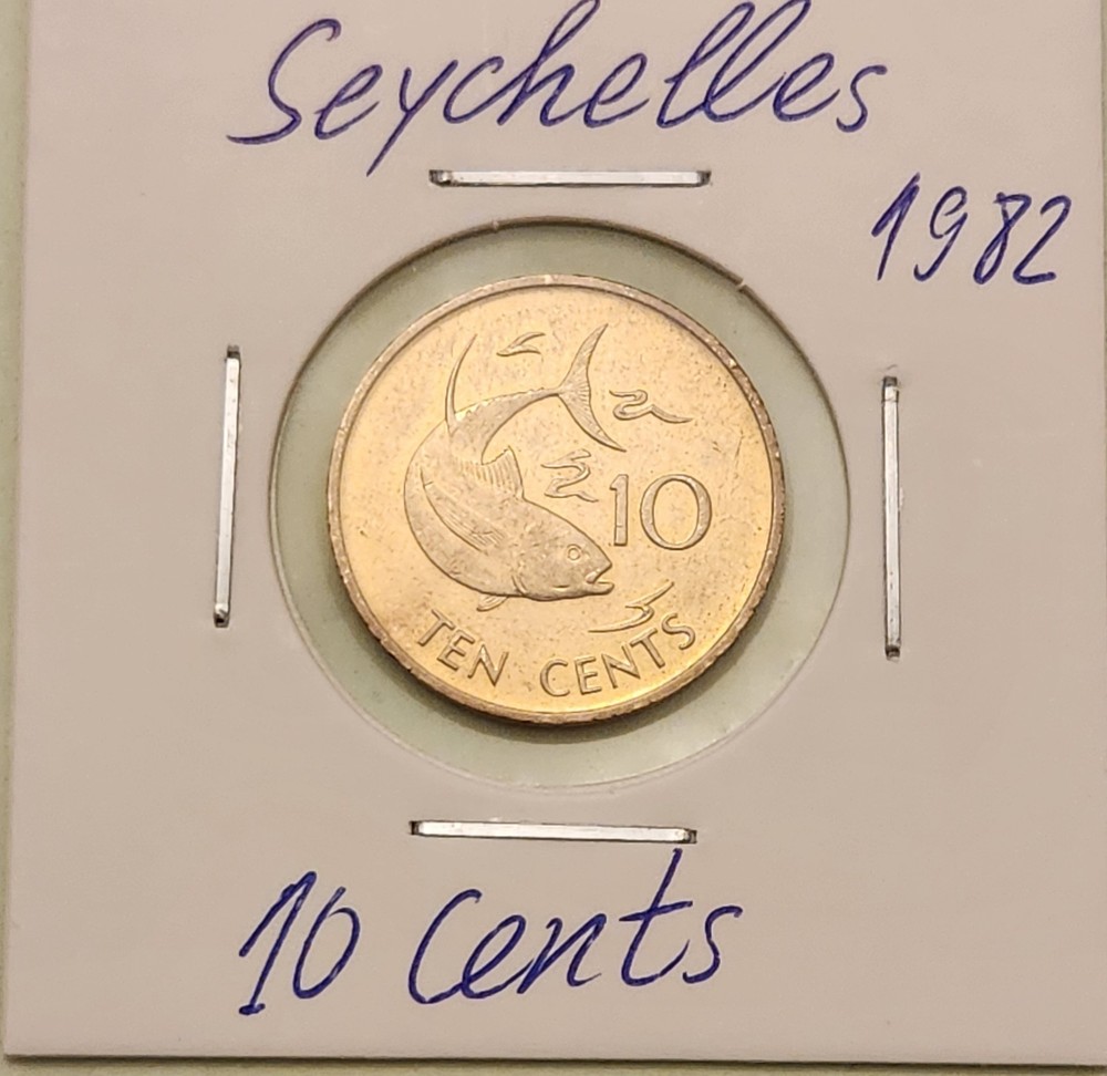 Seychelles coin, 10 Cent, 1982