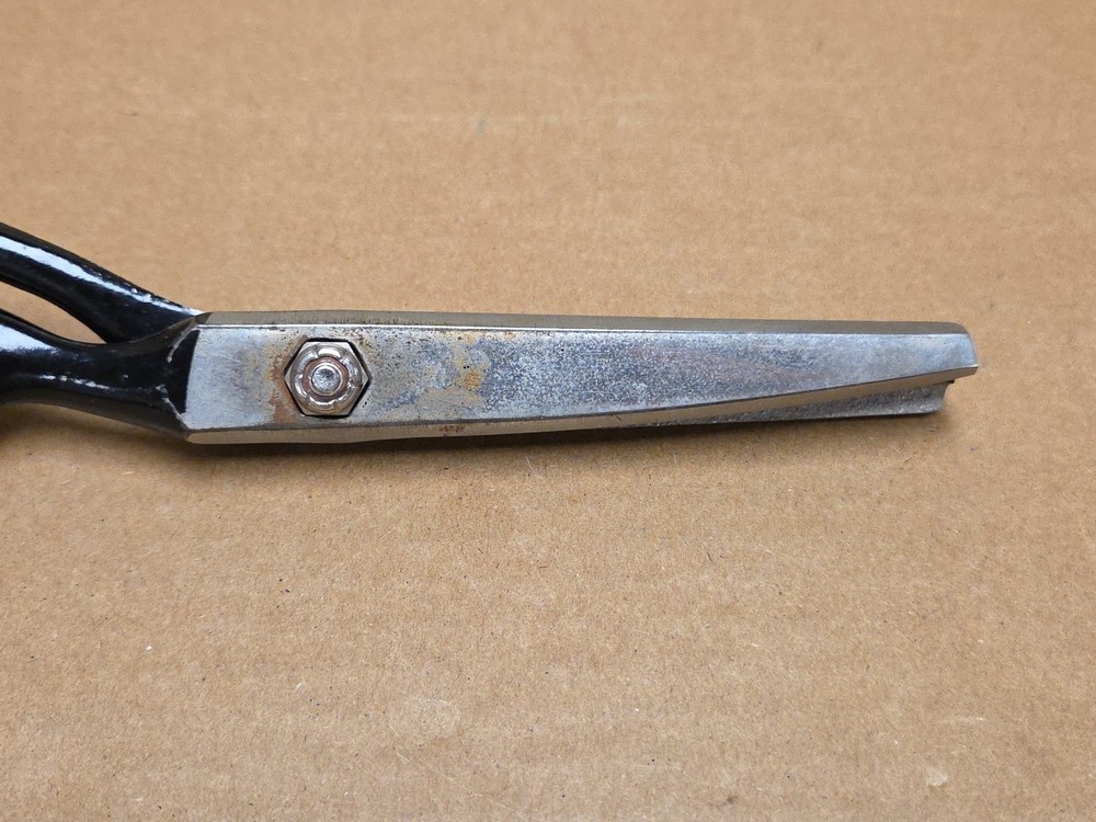 Vintage STA-SHARP 7.5" Pinking Shears Scissors Made in USA