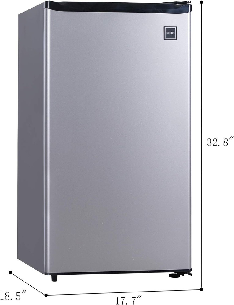 3.2 Cubic Ft Mini Refrigerator Compact Freezer Compartment Dorm Office