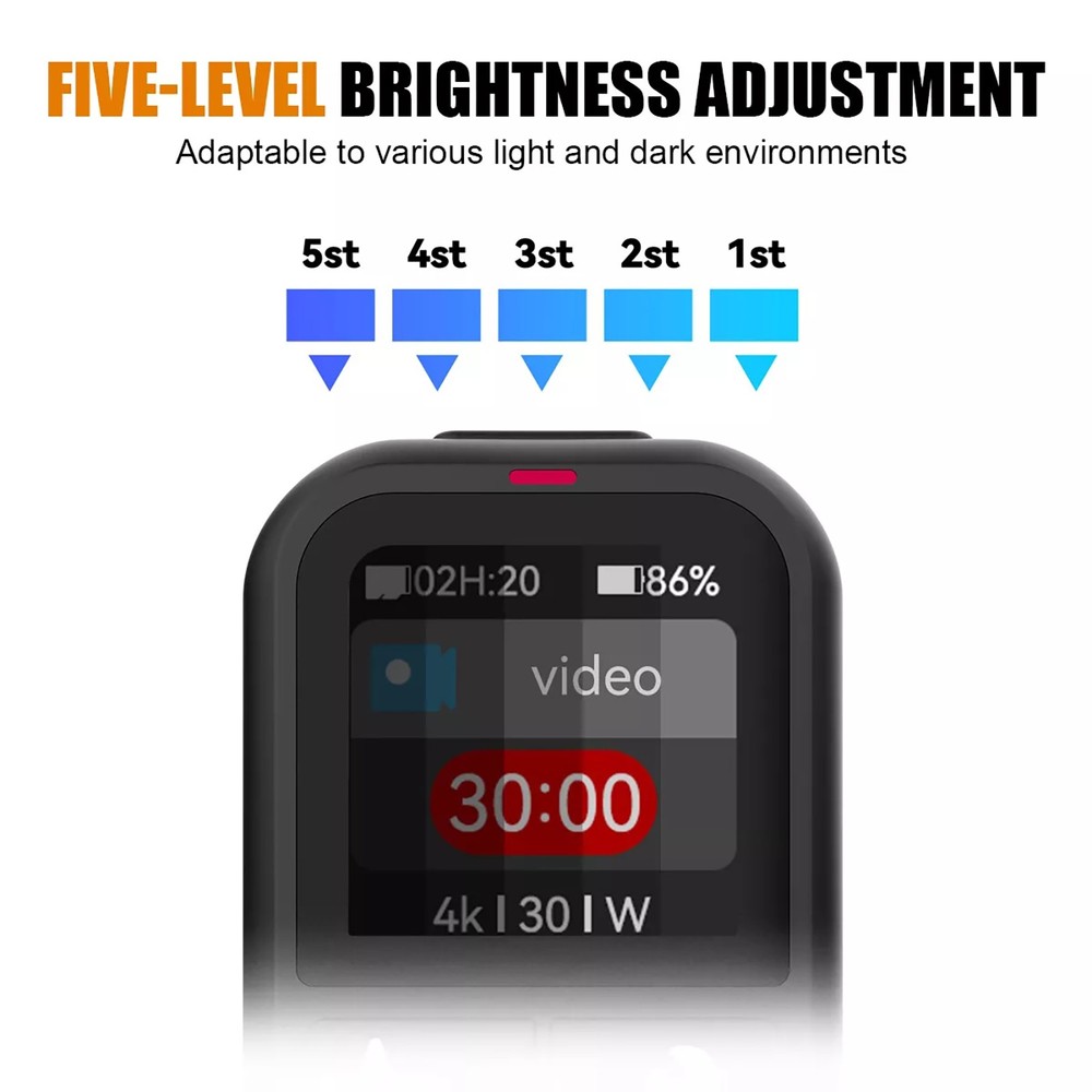 Bluetooth Remote Control For GoPro Hero 13/12/11/10/9/MAX Multifunctional Modes