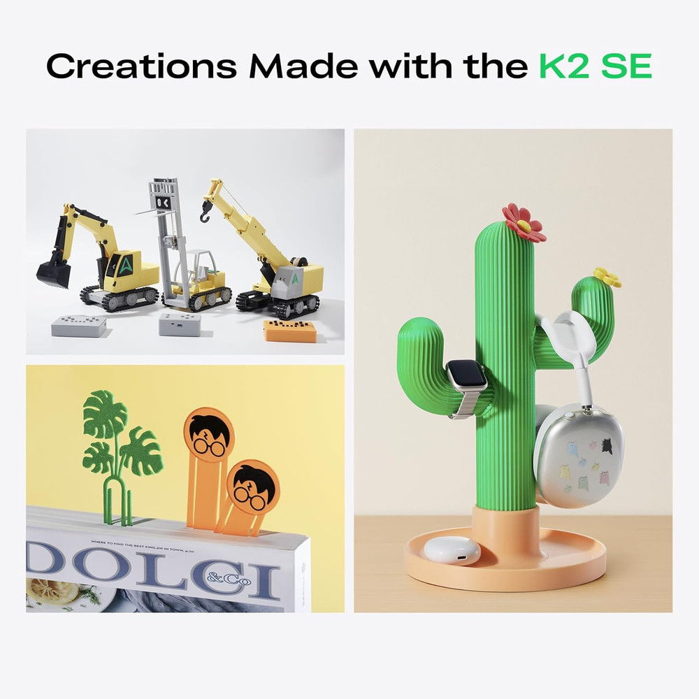 K2 SE 3D Printer, Support Multicolor Printing Needs CFS, 500Mm/S High-Speed Prin