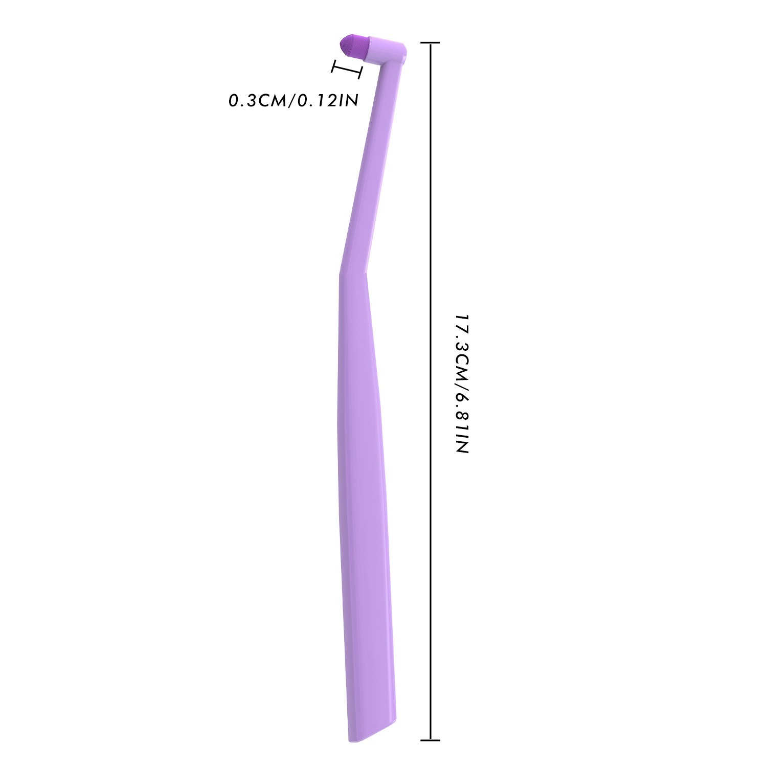 Orthodontic End Tuft Toothbrush with 0.12mm German Bristles – Deep Clean-2 Packs