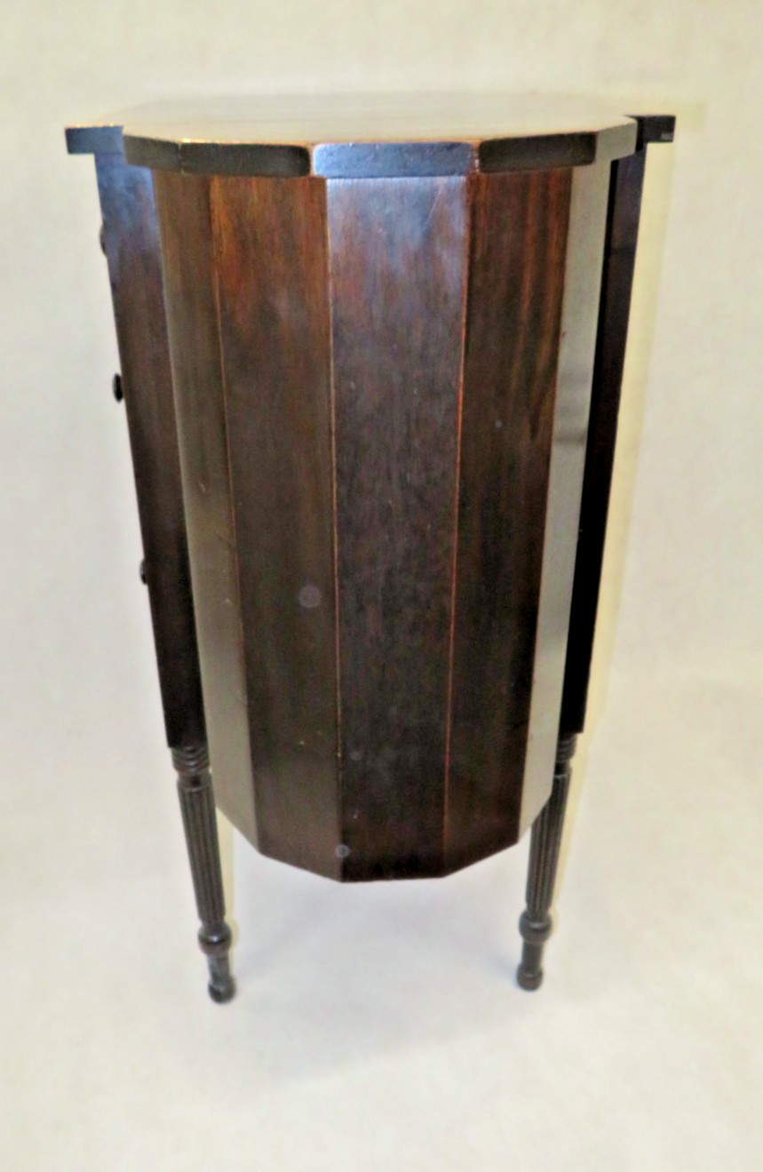 Antique 29" Imperial Solid Mahogany Martha Washington 3-Drawer Sewing Cabinet