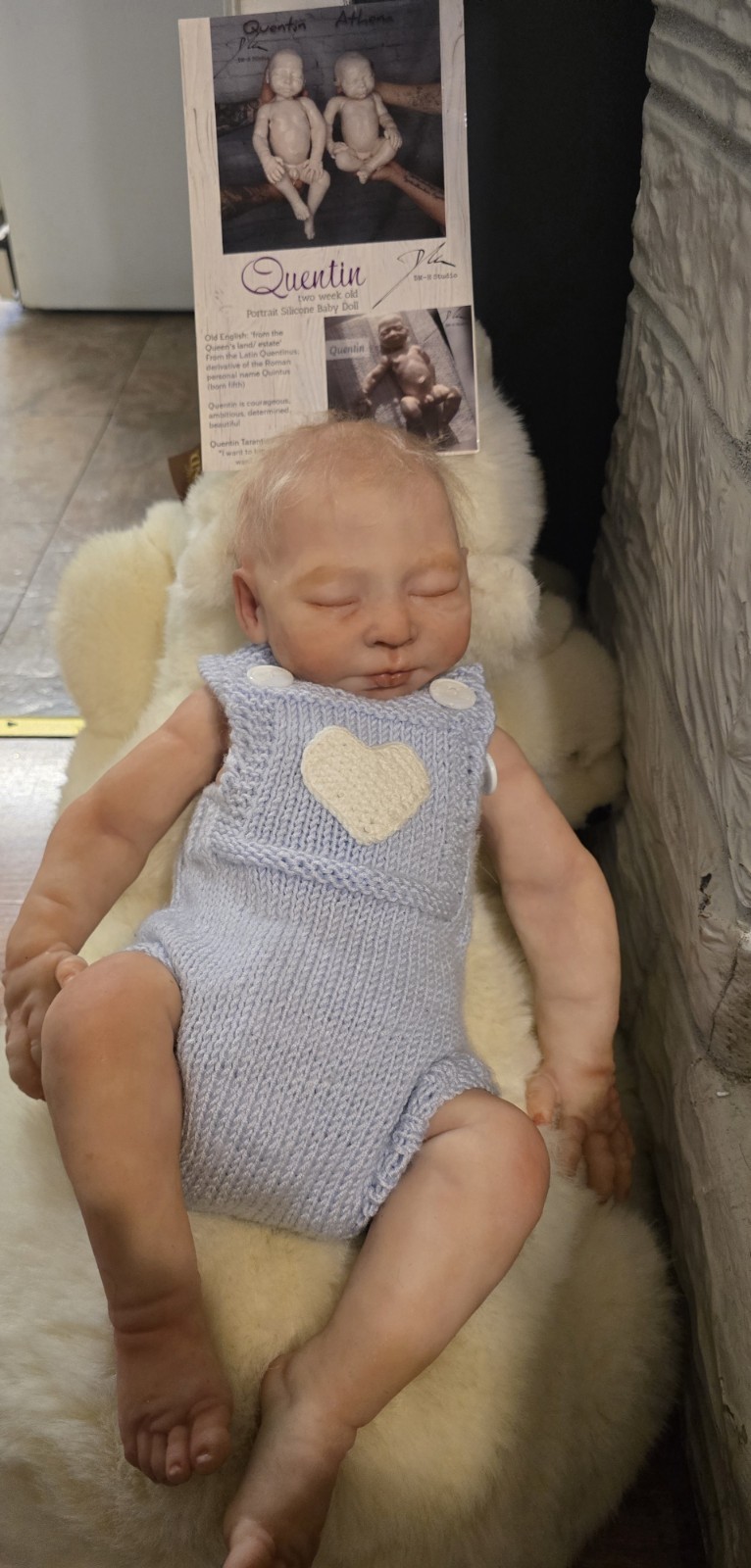 22"Quentin With /COA/DM-H Studio, LLC painted & rooted