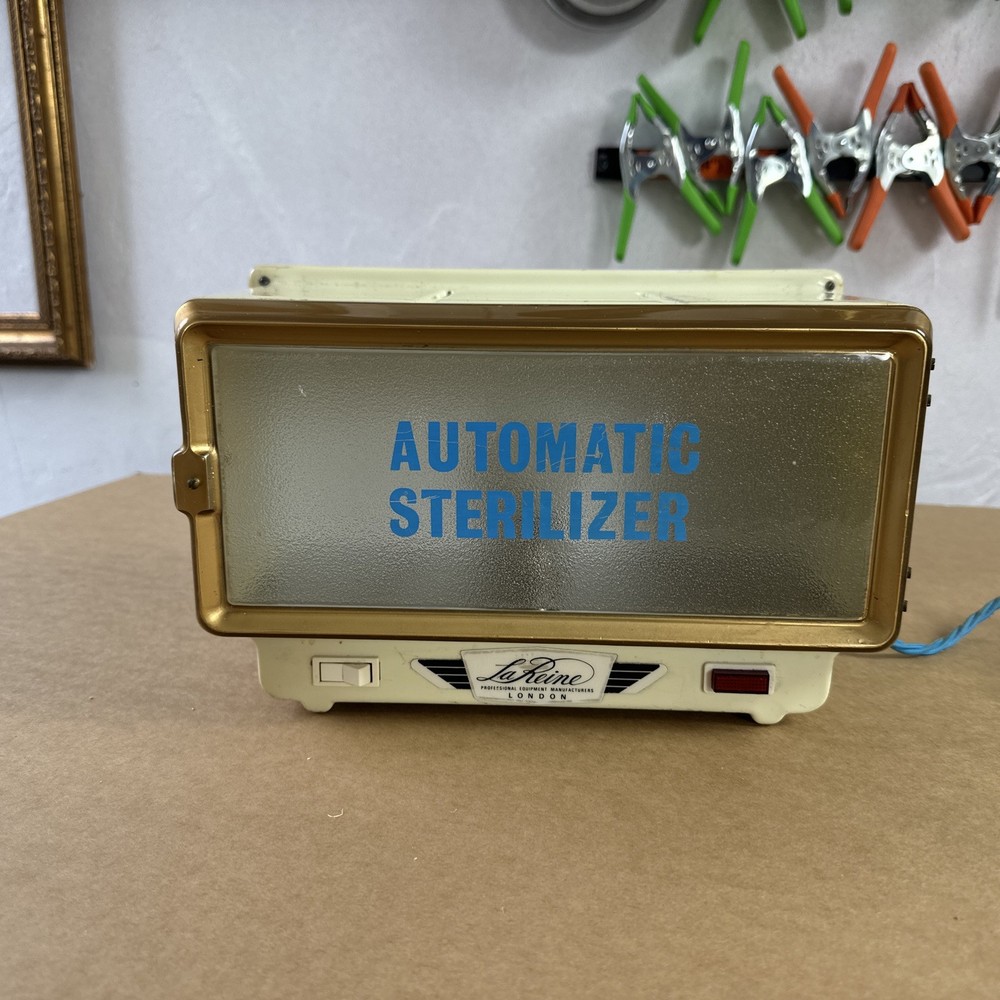 Lamp From Converted Barbers Automatic Sterilizer