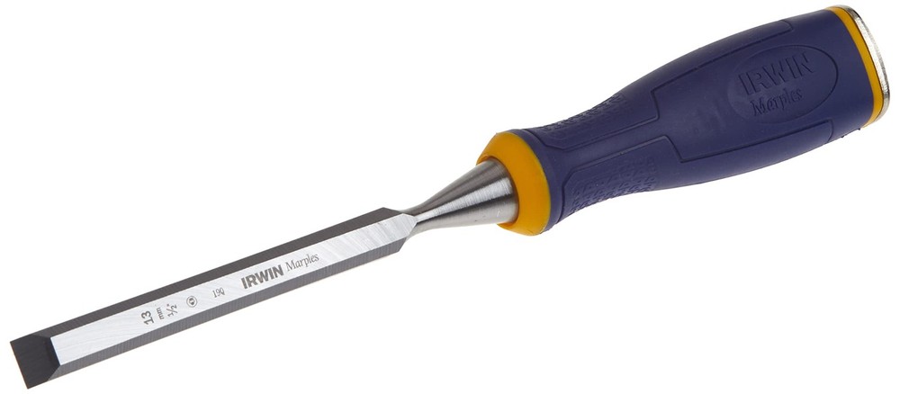 IRWIN Tools Marples Construction Chisel, 1/2-inch (1768774) 1/2", Blue