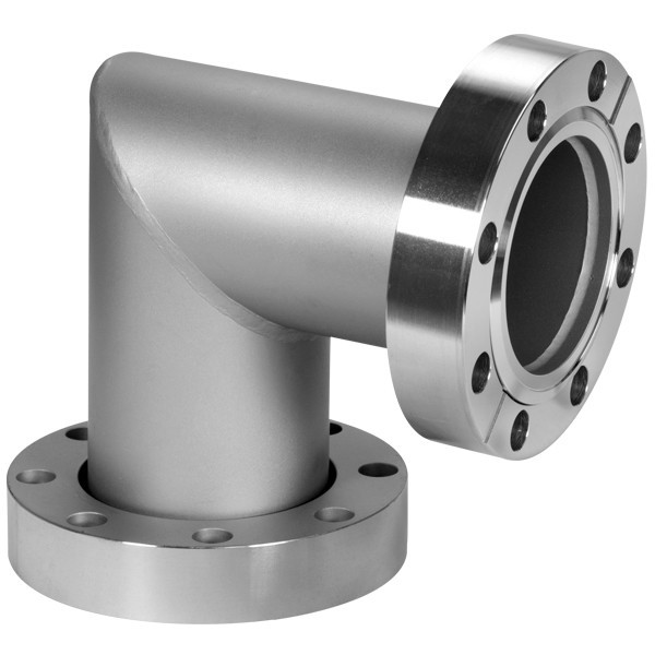 3.38" CF ConFlat 90° Mitered Elbow Dual Rotatable Flanges DN50CF Used