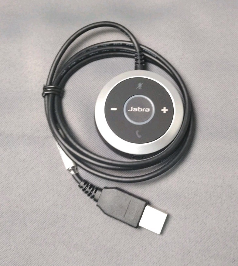 Jabra Evolve 40 Wired Stereo USB Headset Controller ENC010 Microphone Tested