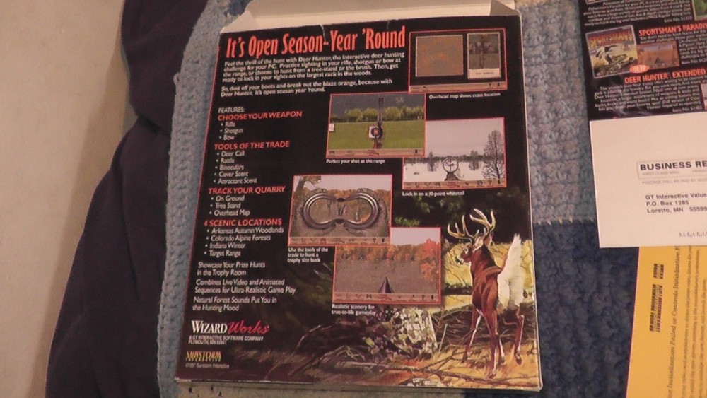 empty box deer hunter big box pc
