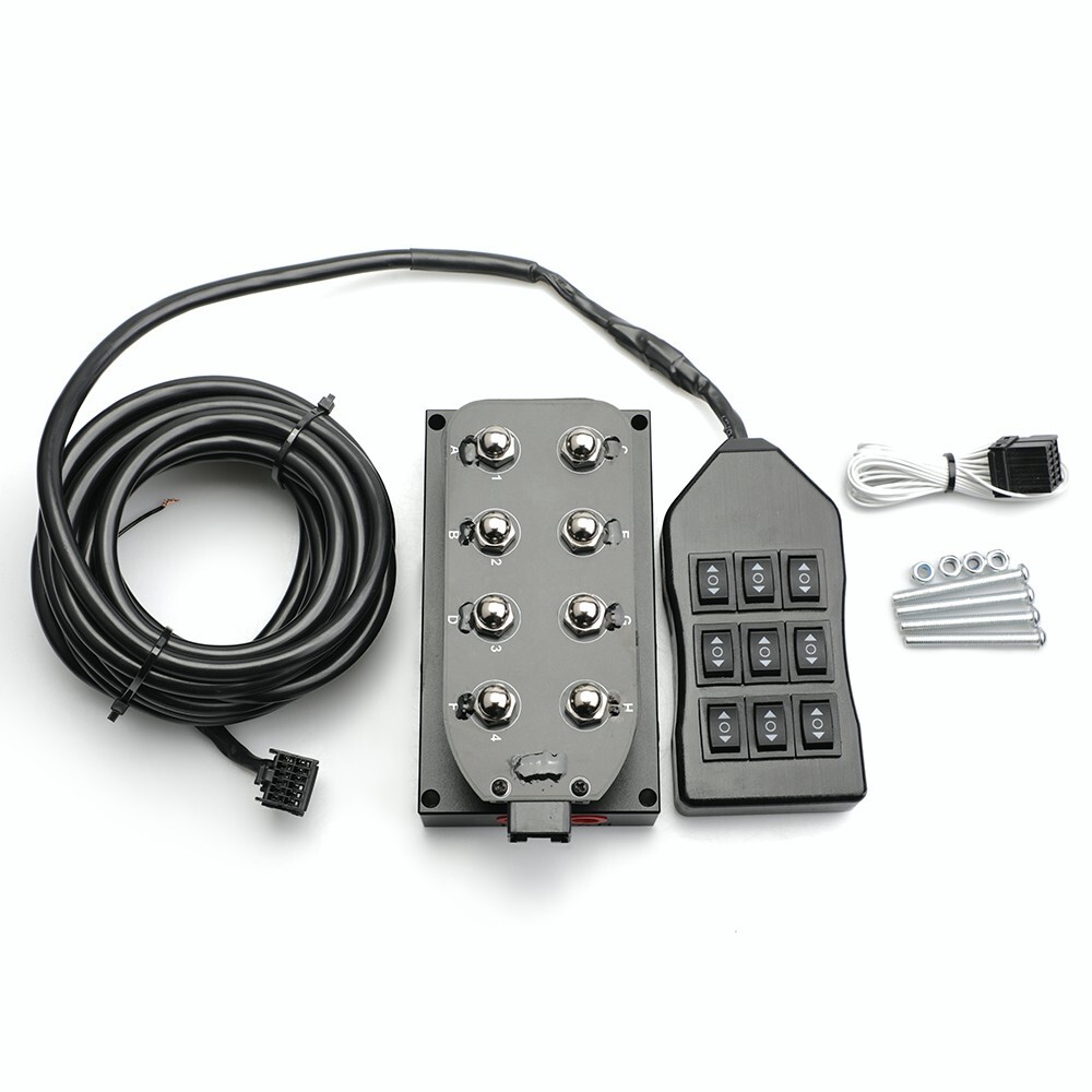 Air Ride 12v 8 Solenoid Valve Manifold Airride Suspension Control Harness