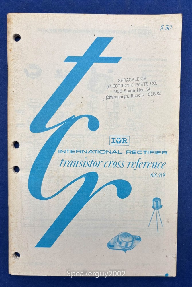 International Rectifier - Transistor Cross Reference 68/69