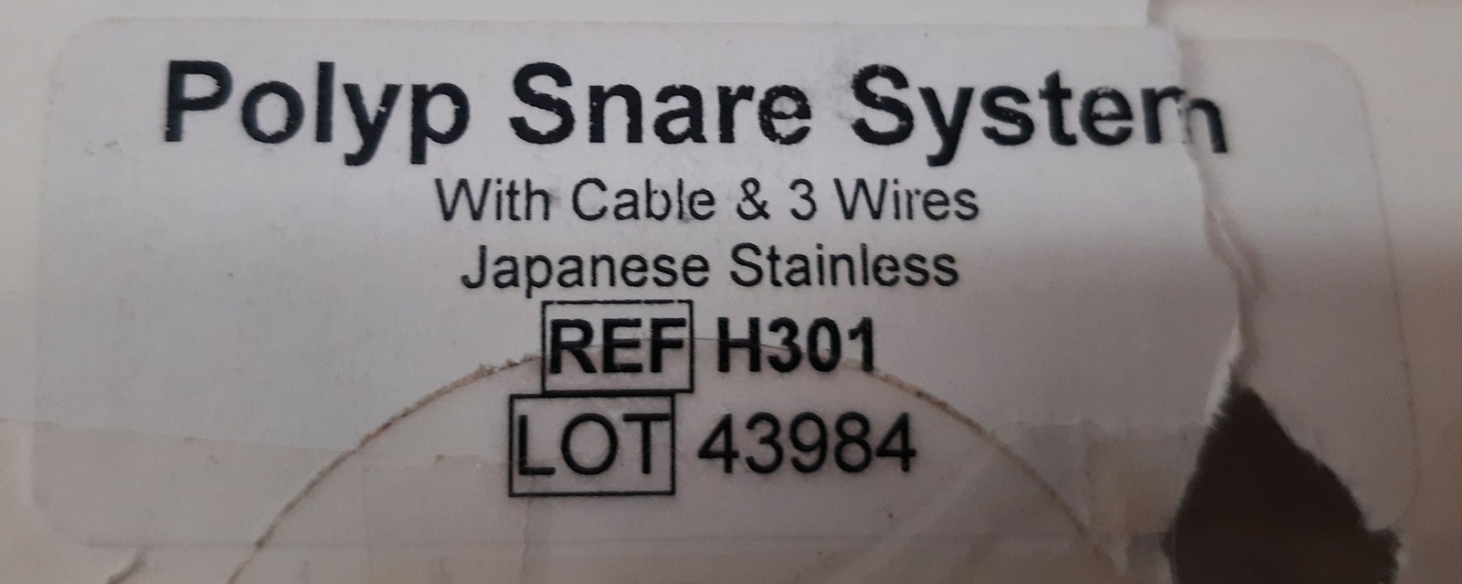 Ellman Polyp Snare System With Cable & 3 Wires Japanese Stainless H301