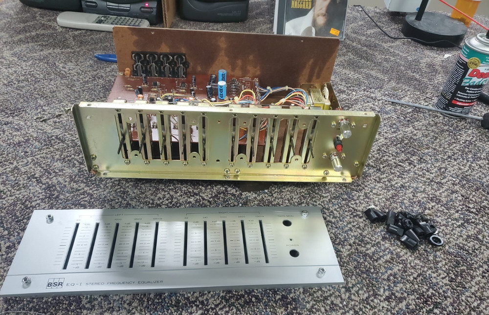 BSR EQ-I Stereo Frequency Equalizer Cleaned & Servived. Works Great! L@@K!