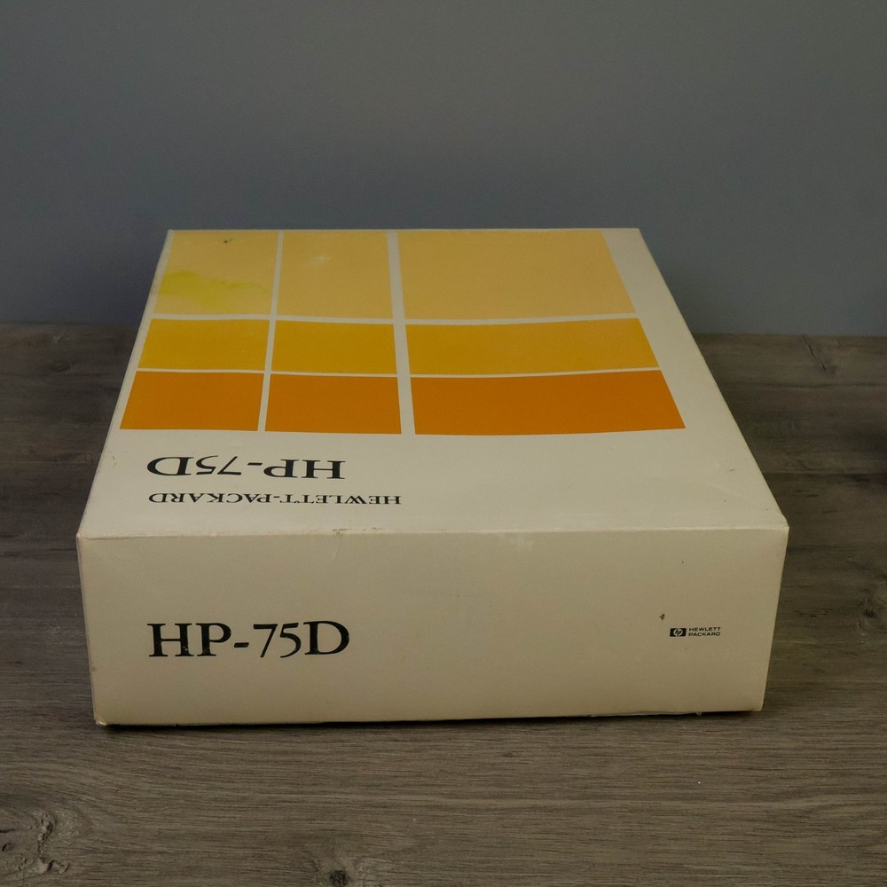 HP-75D Handheld Computer VTG Hewlett Packard EXCELLENT In Box Complete Bundle