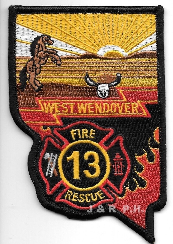 West Wendover  Fire - Rescue, Nevada (3" x 4.5" size) fire patch