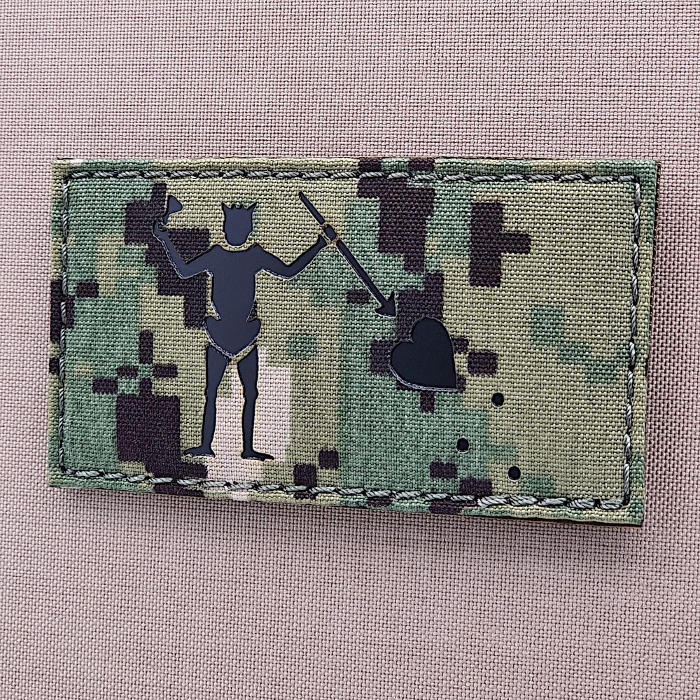IR blackbeard AOR2 DEVGRU edward teach navy seals pirate patch
