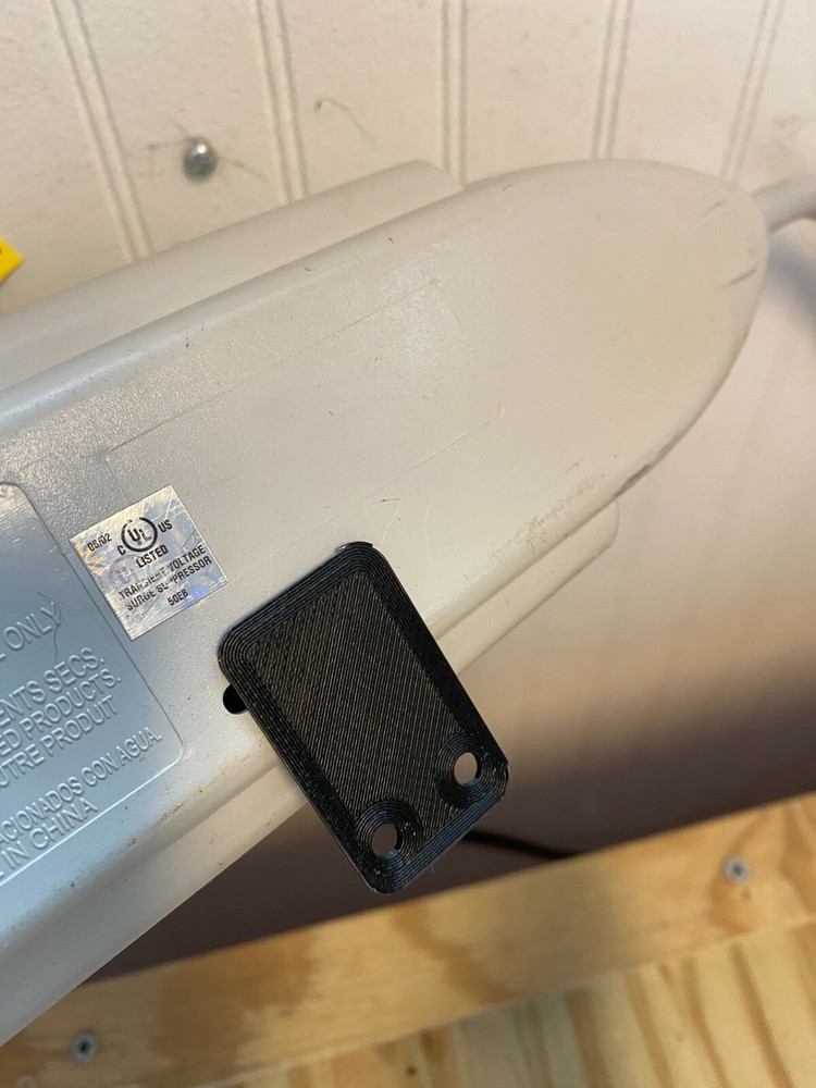 Power Strip Mount Brackets -3D Printed