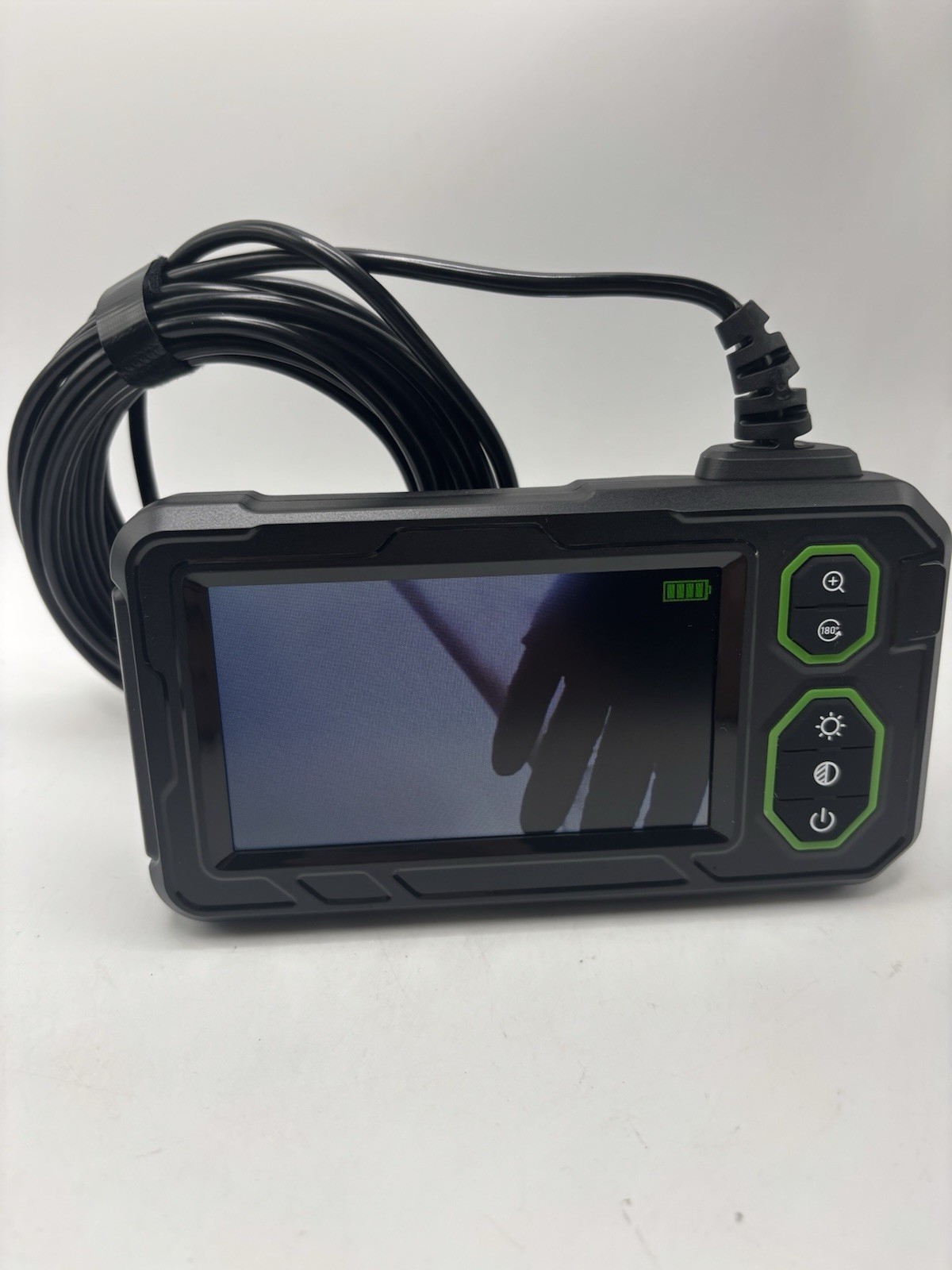 HD Endoscope Inspection Camera 4.3” LCD Screen LED Borescope 16.4ft IP67 Tool