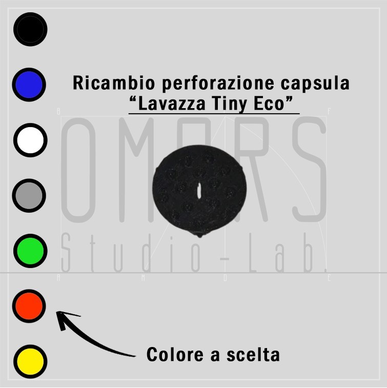 1x replacement disc drilling capsule coffee machine LAVAZZA TINY