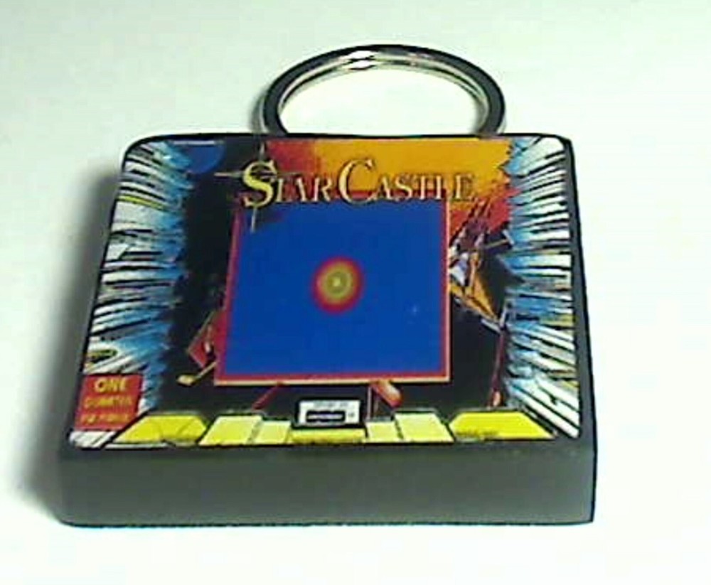 Star Castle Arcade Coin Door accessory Keychain