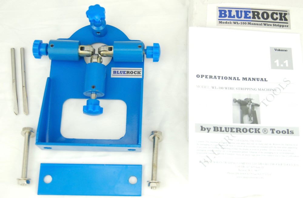 STRiPiNATOR ® MWS-808 & W-L100 Wire Stripping Machine by BLUEROCK ® TOOLS Combo