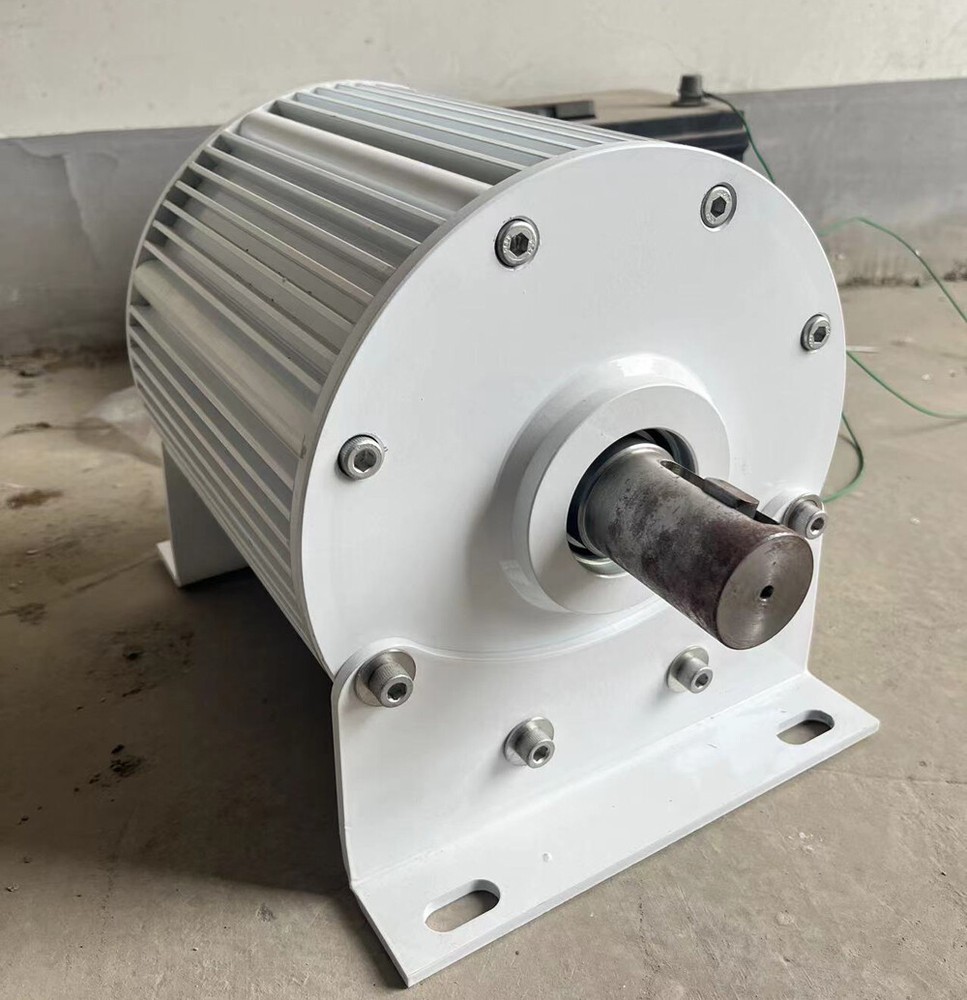 10KW Permanent Magnet Generator 3 Phase 120V Synchronous Gearless Dynamo