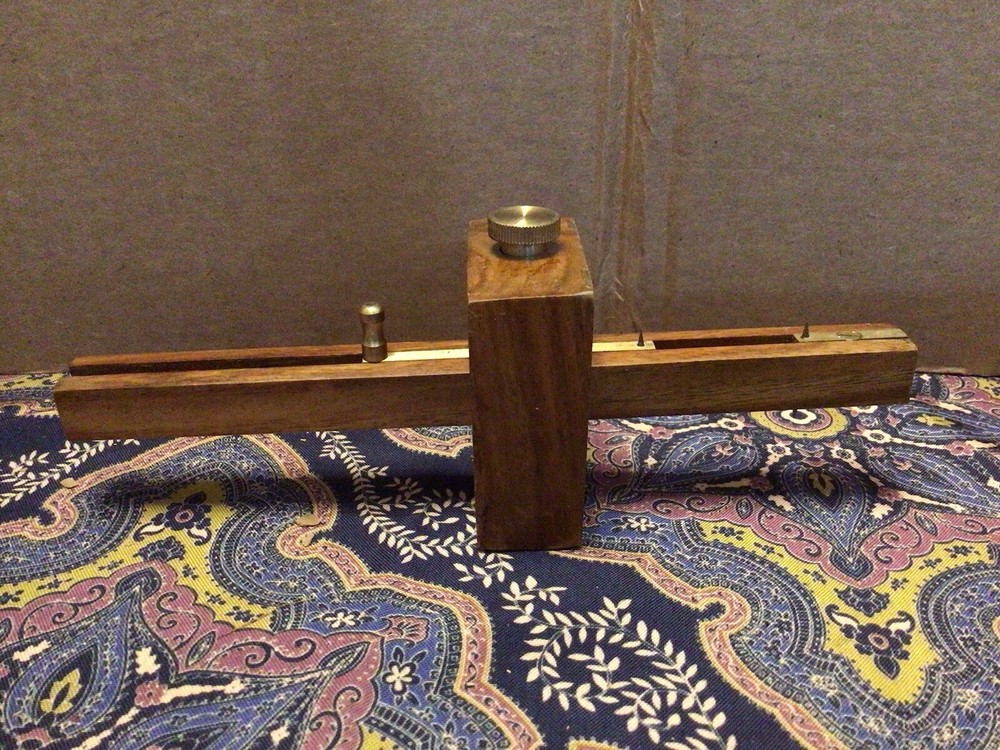 Vintage Wooden Scribe Carpenter Tool