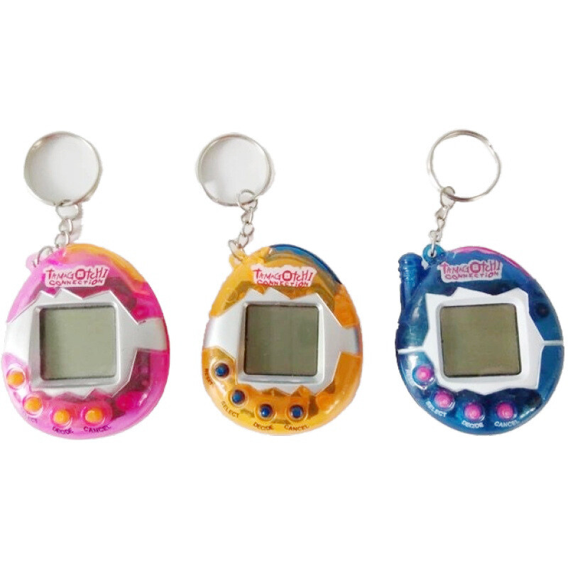 Retro Virtual Pets Hand Held Video Game - Orange, Blue, Pink, Red