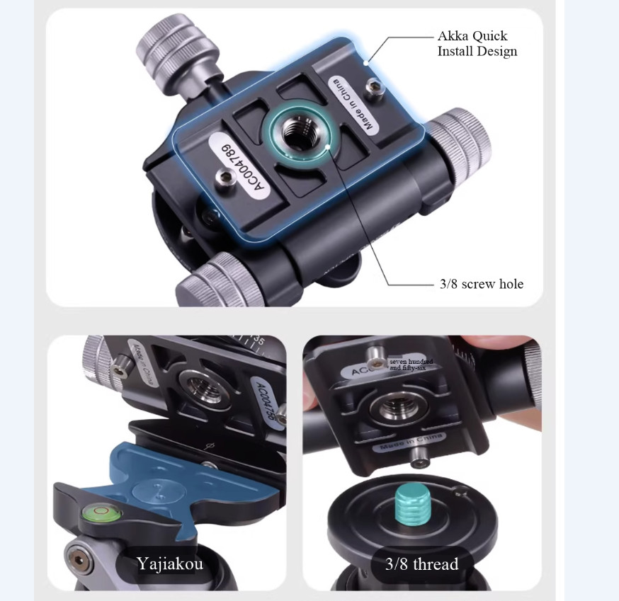 BENRO GPC1CN Geared Rotation Adapter head