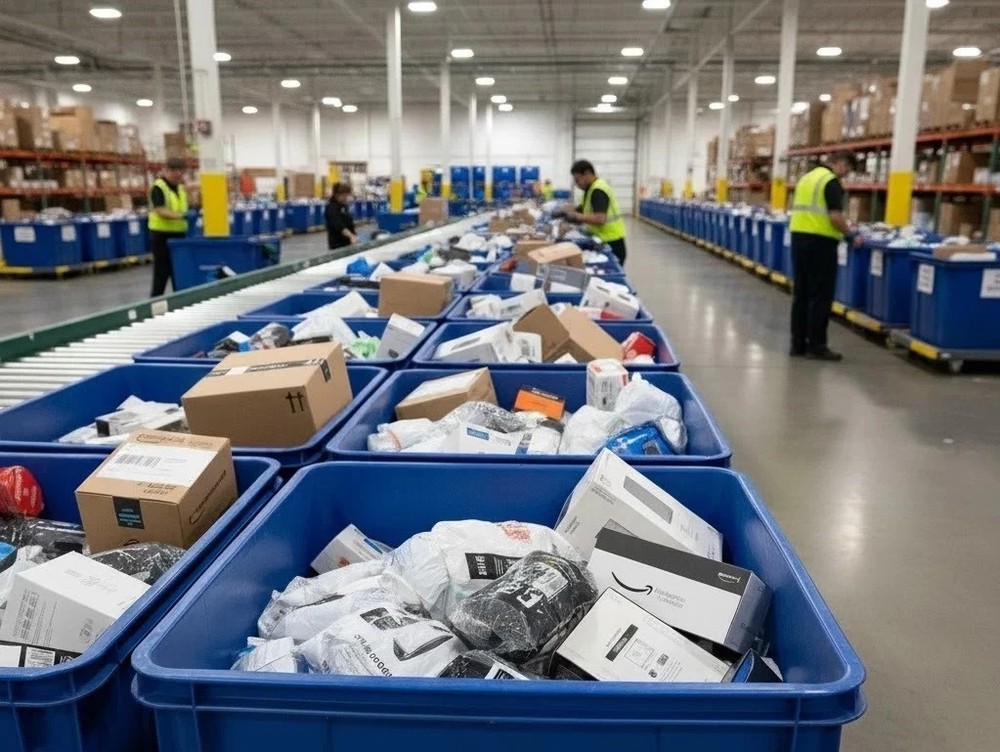 brand new liquidation box from Amazon and Target large